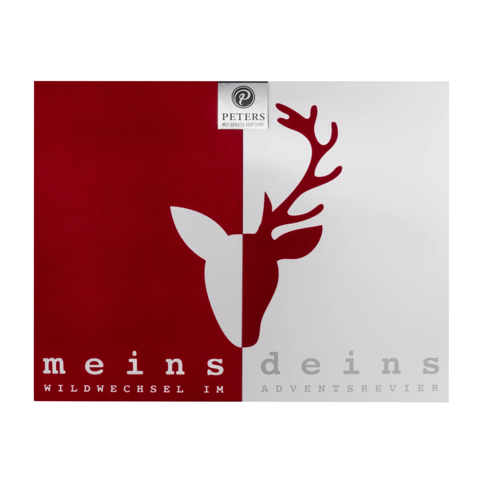 Peters Meins & Deins Pralinen-Adventskalender für Paare