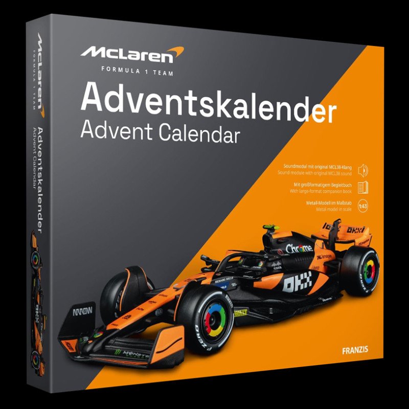 Franzis McLaren Formula 1 Team Adventskalender MCL38