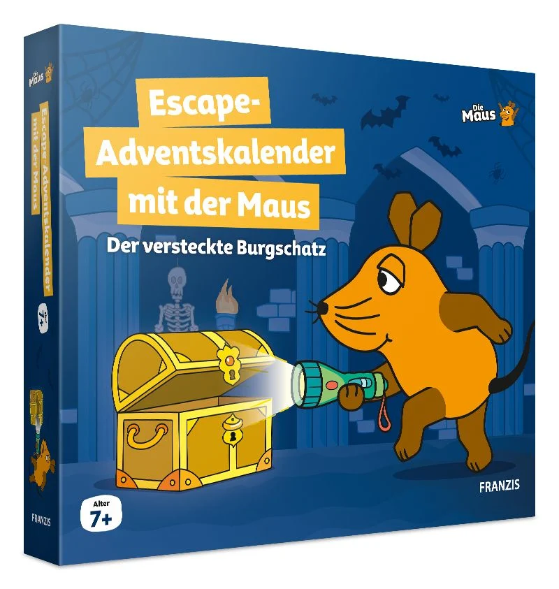 Franzis Escape-Adventskalender mit der Maus – Der versteckte Burgschatz