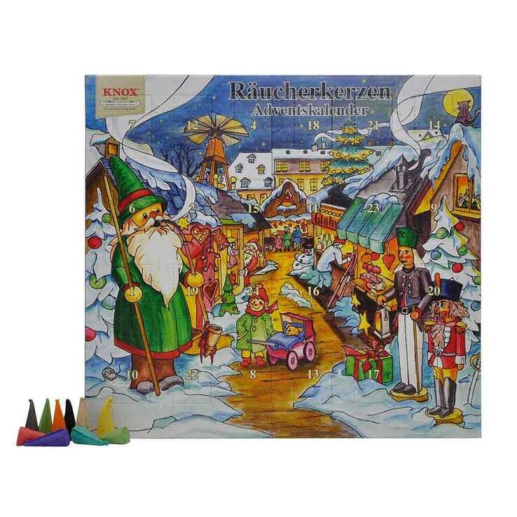 KNOX Räucherkerzen-Adventskalender mit 24 himmlischen Düften