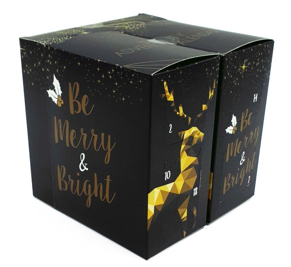 Golden Deer Make-up-Adventskalender Cube Fold „Golden Deer“