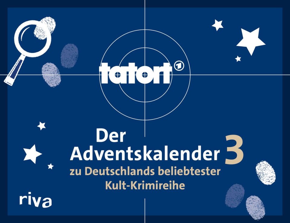 riva Tatort 3 – Der Adventskalender zu Deutschlands beliebtester Kult-Krimireihe