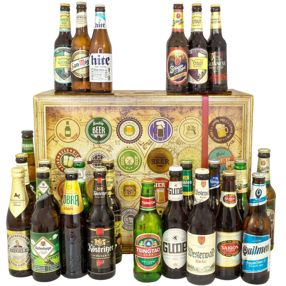 Monatsgeschenke Bier-Adventskalender Welt & Deutschland – 24 Biere