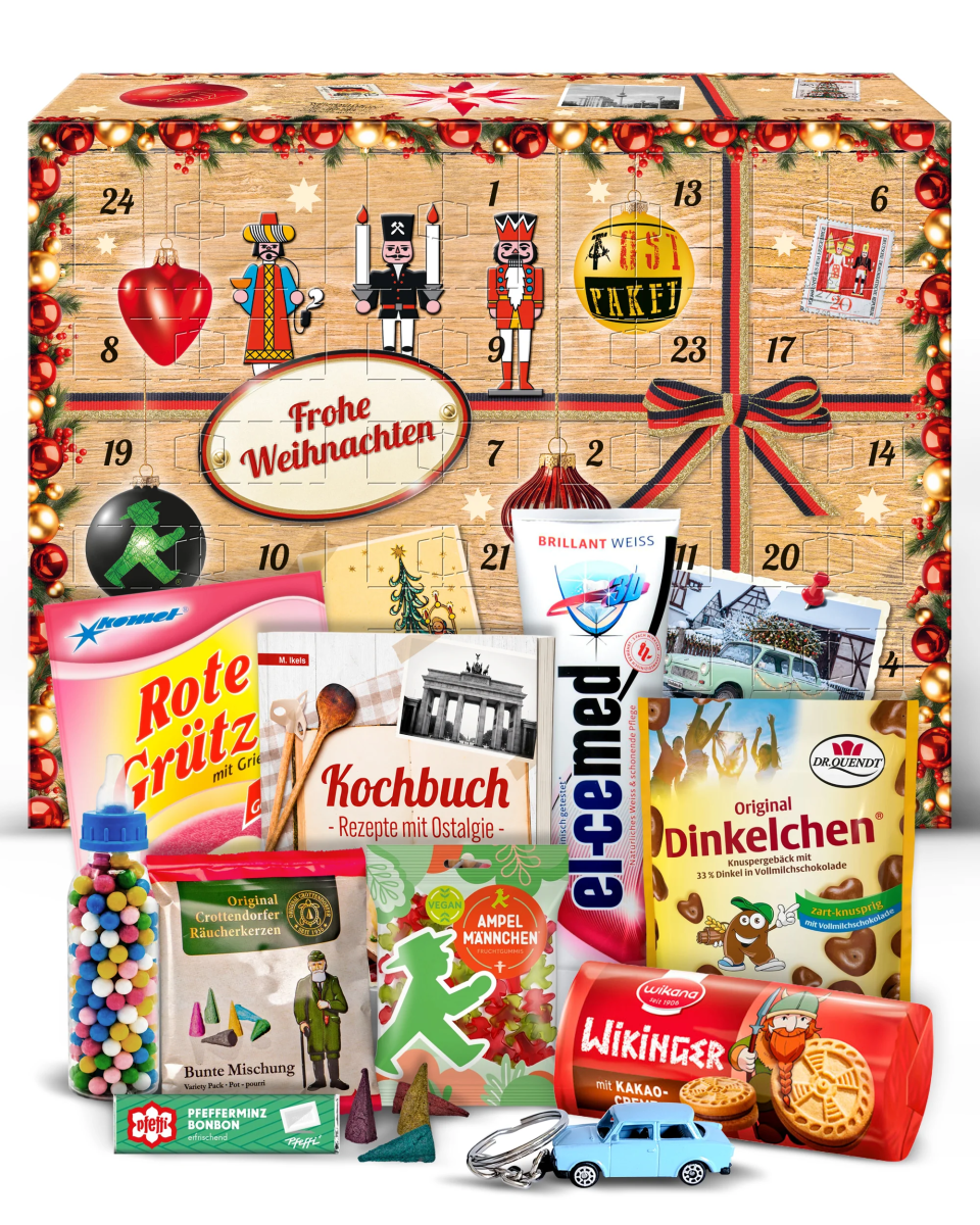 Ostprodukte-Versand DDR-Adventskalender Ostalgie mit 24 Türchen
