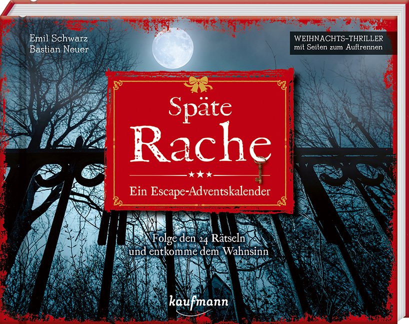 Kaufmann Verlag Späte Rache – Ein Escape-Adventskalender