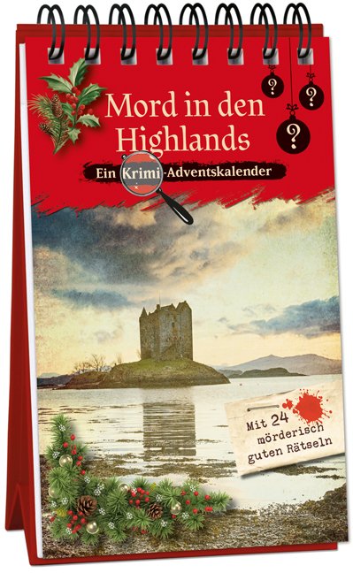 Kaufmann Verlag Mord in den Highlands – Ein Krimi-Adventskalender mit 24 Rätseln