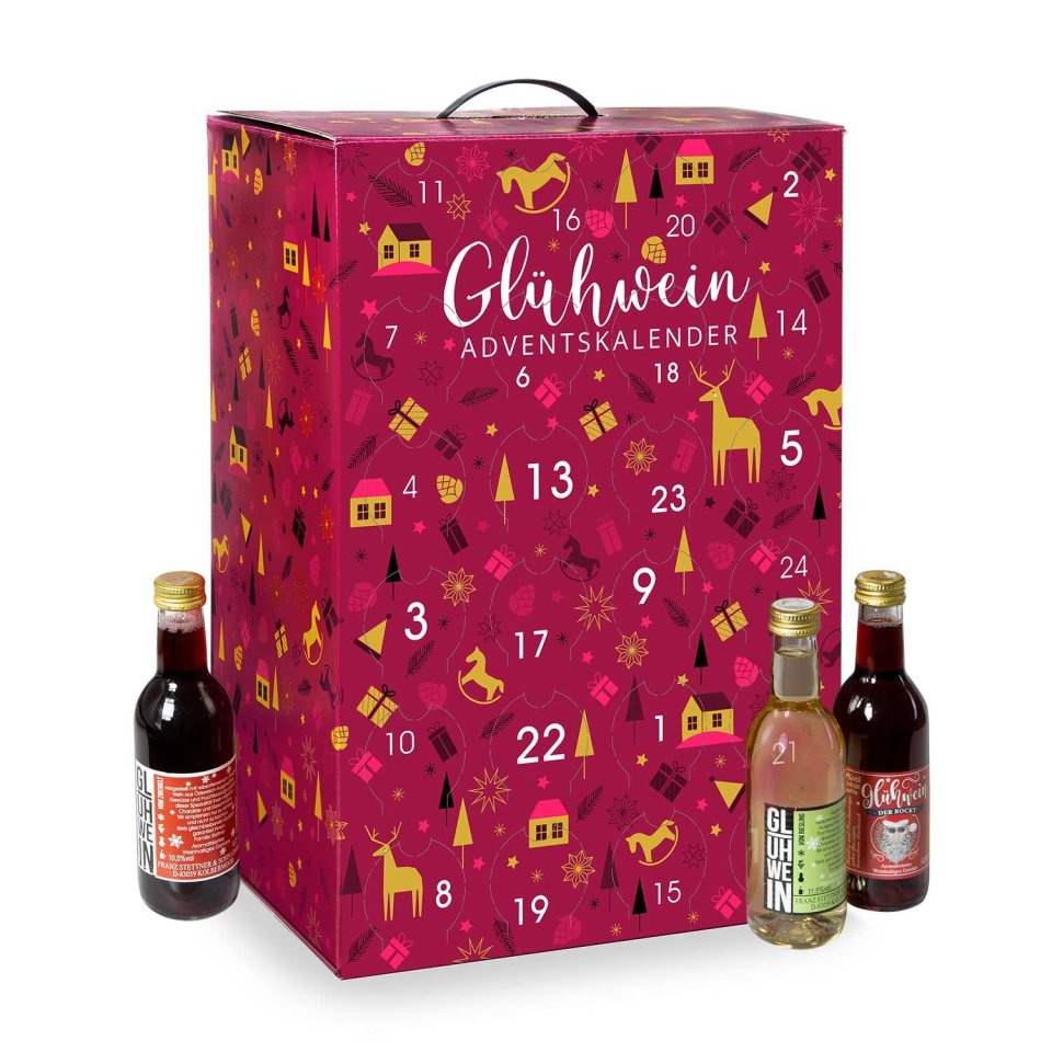 Pfefferdieb Glühwein-Adventskalender mit 24 Sorten