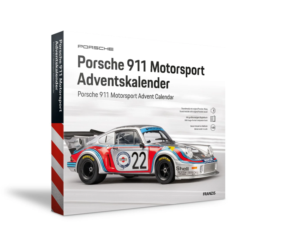 Franzis Porsche 911 Turbo Motorsport Adventskalender 1:43