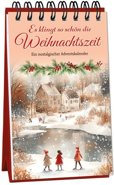 Kaufmann Verlag Es klingt so schön die Weihnachtszeit – Nostalgie-Aufstellbuch Adventskalender 2026