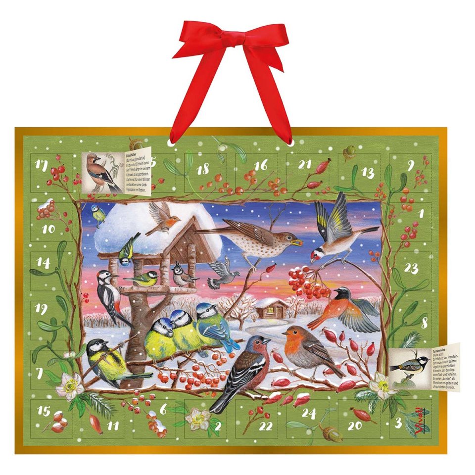 Vivat! (St. Benno Verlag) Unsere gefiederten Gäste – Sticker-Adventskalender