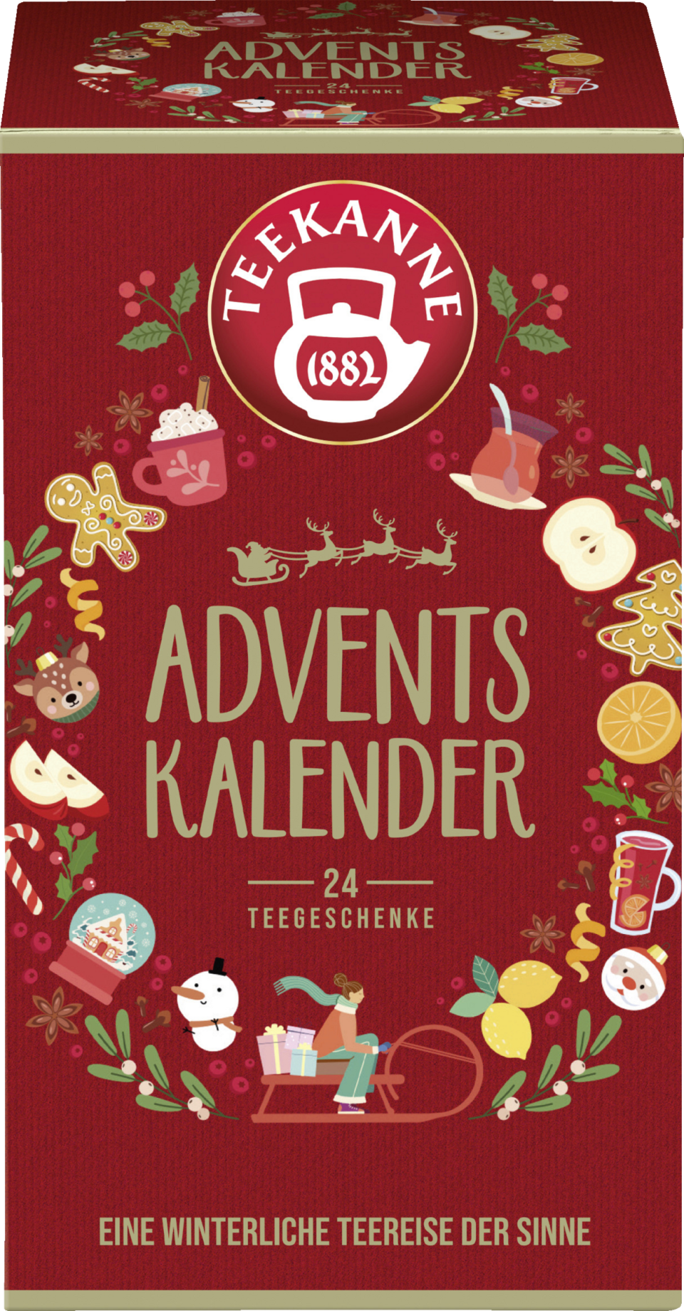 TEEKANNE Adventskalender 2026 – 24 Teegeschenke