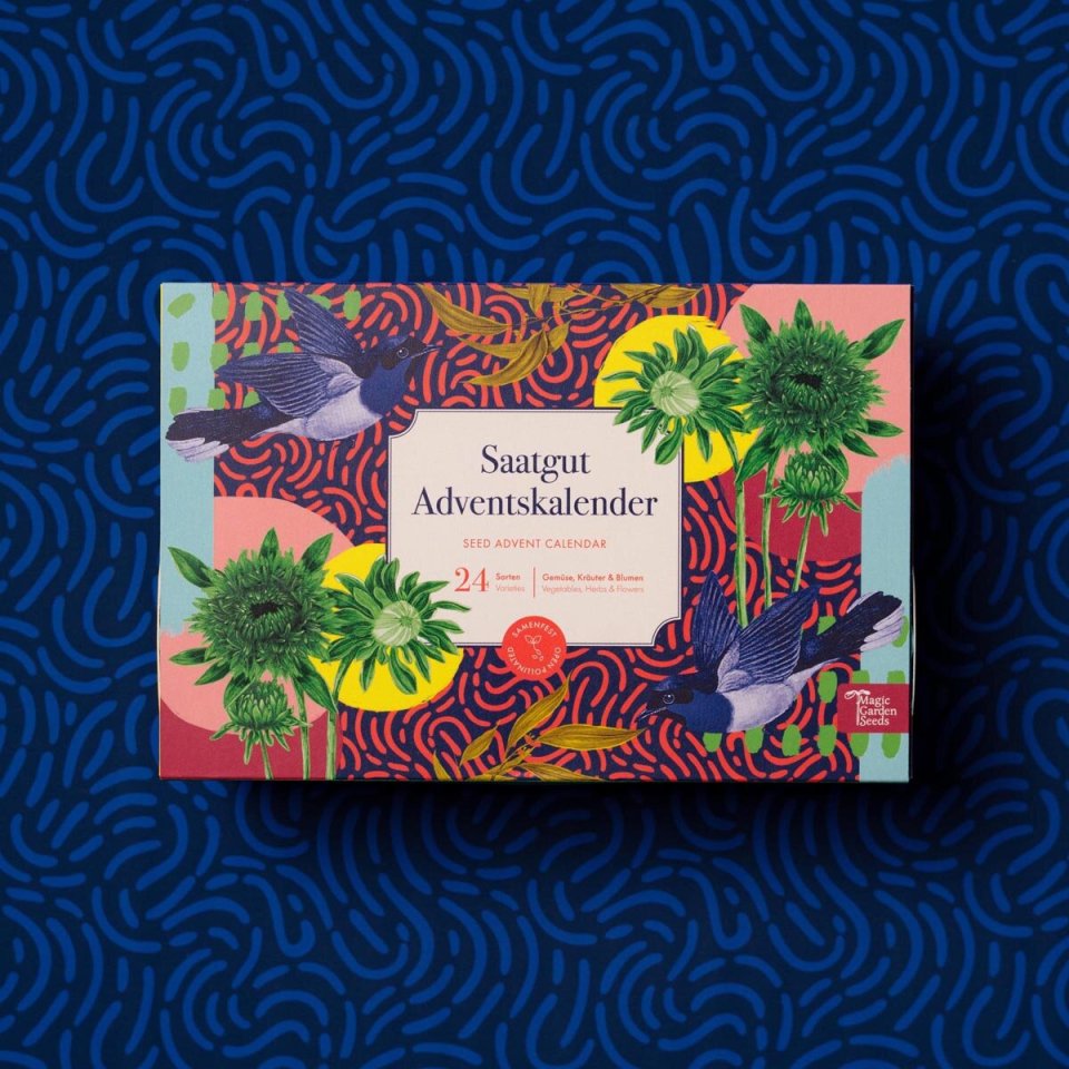 Magic Garden Seeds Saatgut-Adventskalender – Gemüse, Kräuter & Blumen-Samen