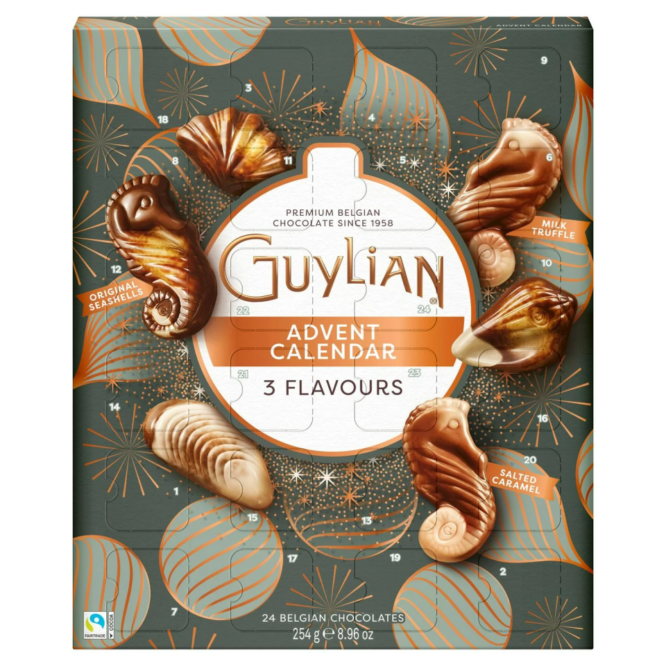 Guylian Adventskalender mit 24 belgischen Pralinen