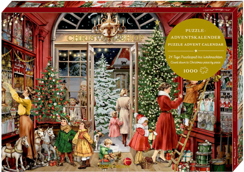 Coppenrath Puzzle-Adventskalender „Nostalgischer Weihnachtsladen“ 2026