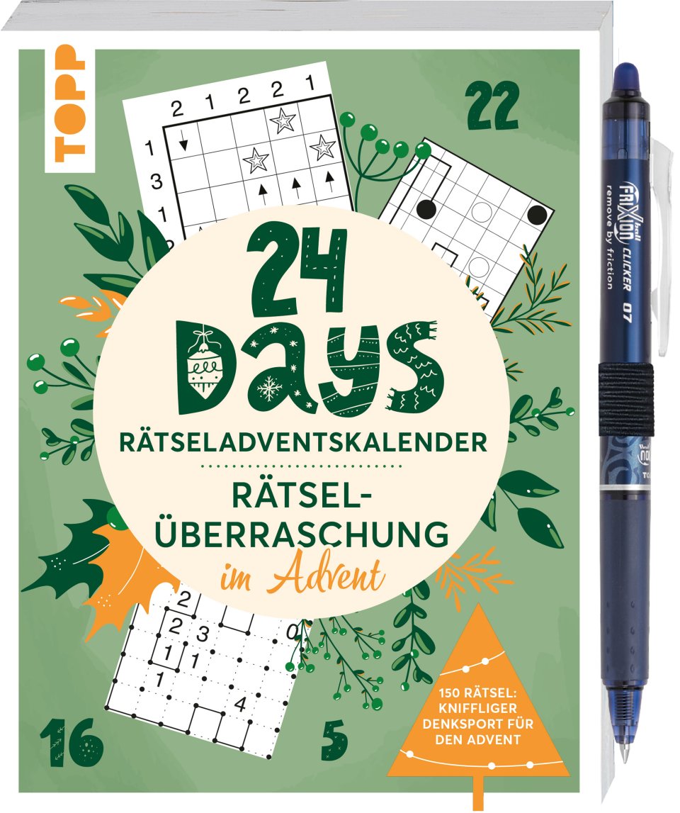TOPP / frechverlag 24 DAYS Rätseladventskalender – Rätselüberraschung im Advent 2026