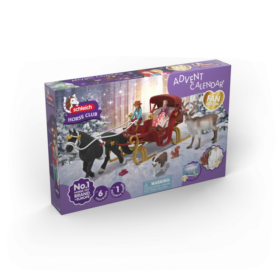 schleich Horse Club Großer Adventskalender „Schlittenfahrt“