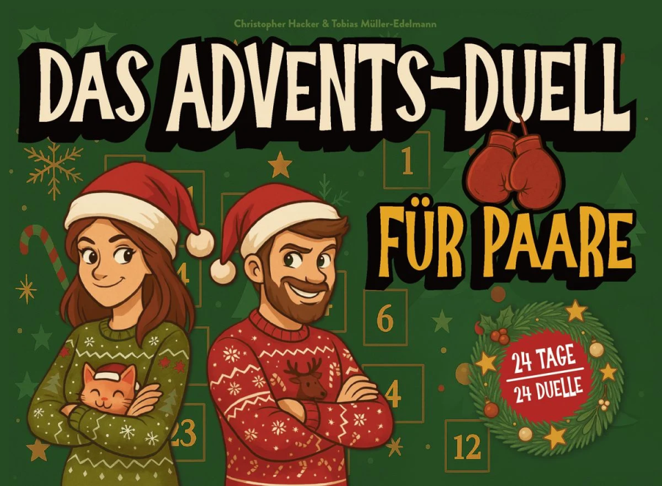 Christopher Hacker & Tobias Müller-Edelmann Das Advents-Duell für Paare Adventskalender