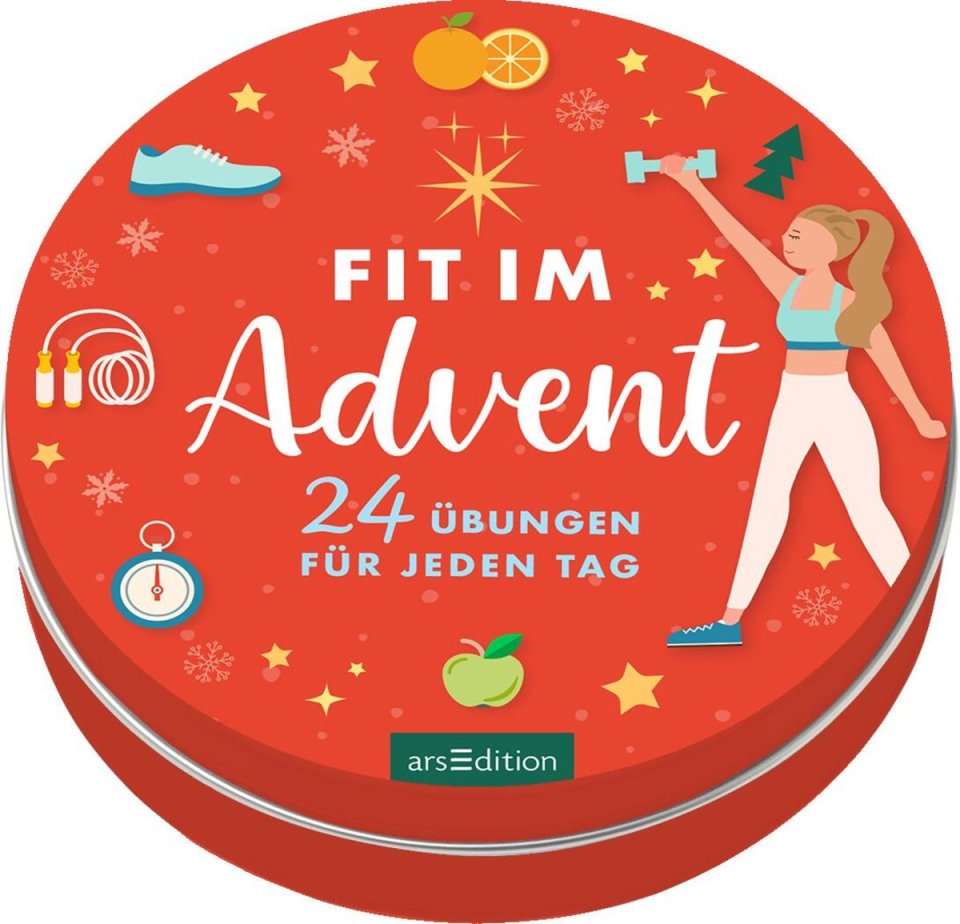 arsEdition Adventskalender in der Dose: Fit im Advent