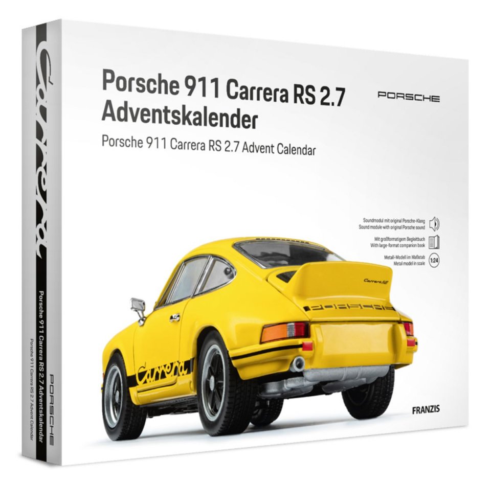 Franzis Porsche 911 Carrera RS 2.7 Adventskalender