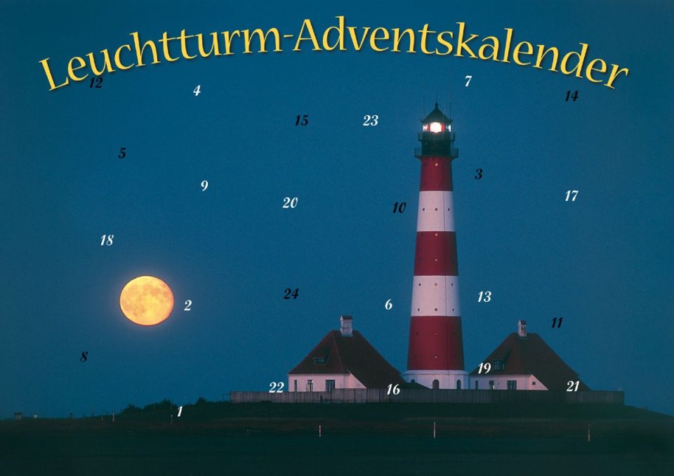Weihnachtshaus Husum Mit Leuchttürmen durch den Advent – Fotos von Nord- und Ostsee Adventskalender
