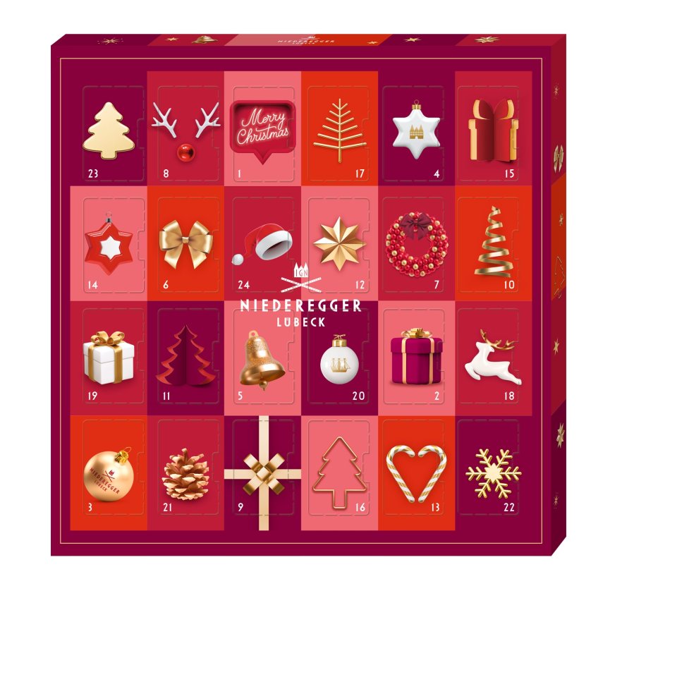 Niederegger Mini-Adventskalender »Glamour«