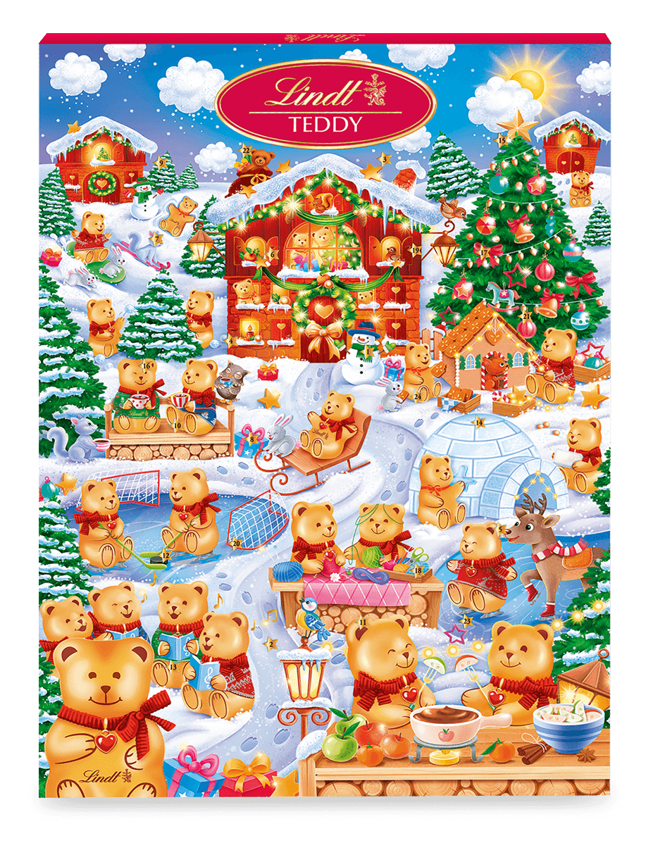 Lindt Teddy Wimmelbild-Adventskalender 2026