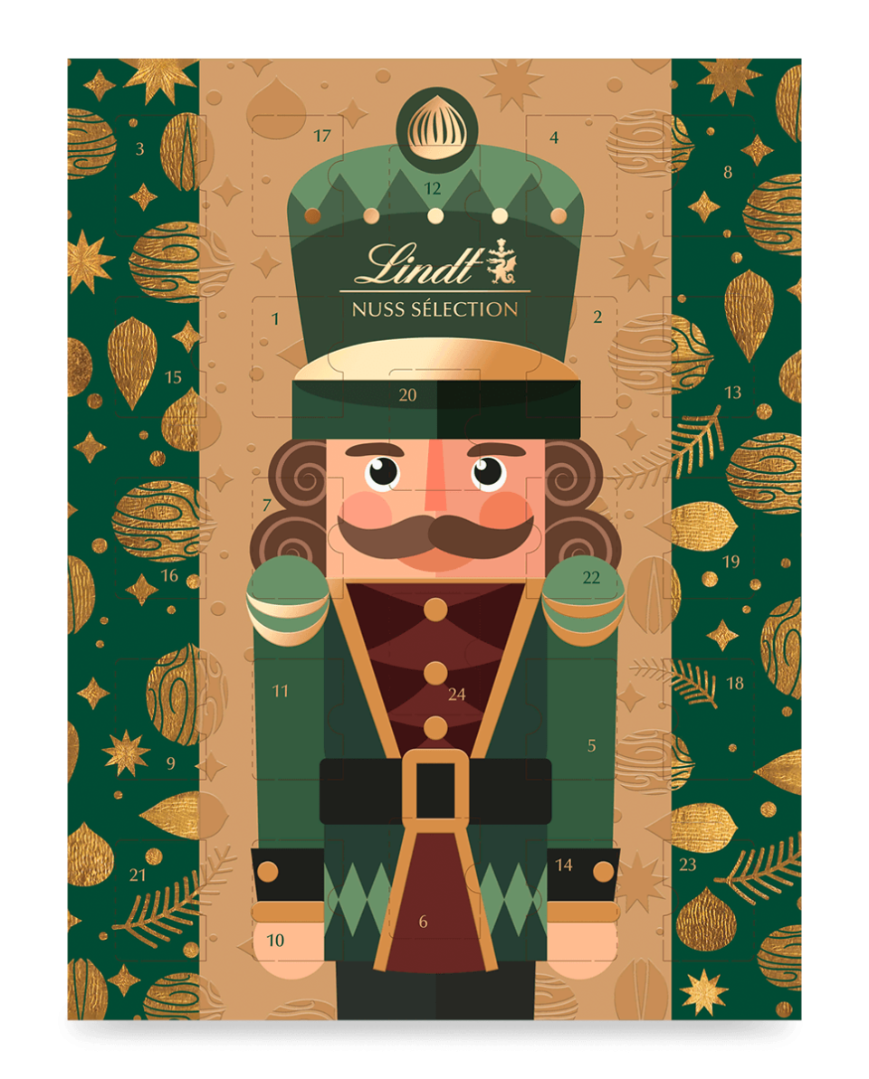 Lindt Nuss-Sélection Adventskalender 2026
