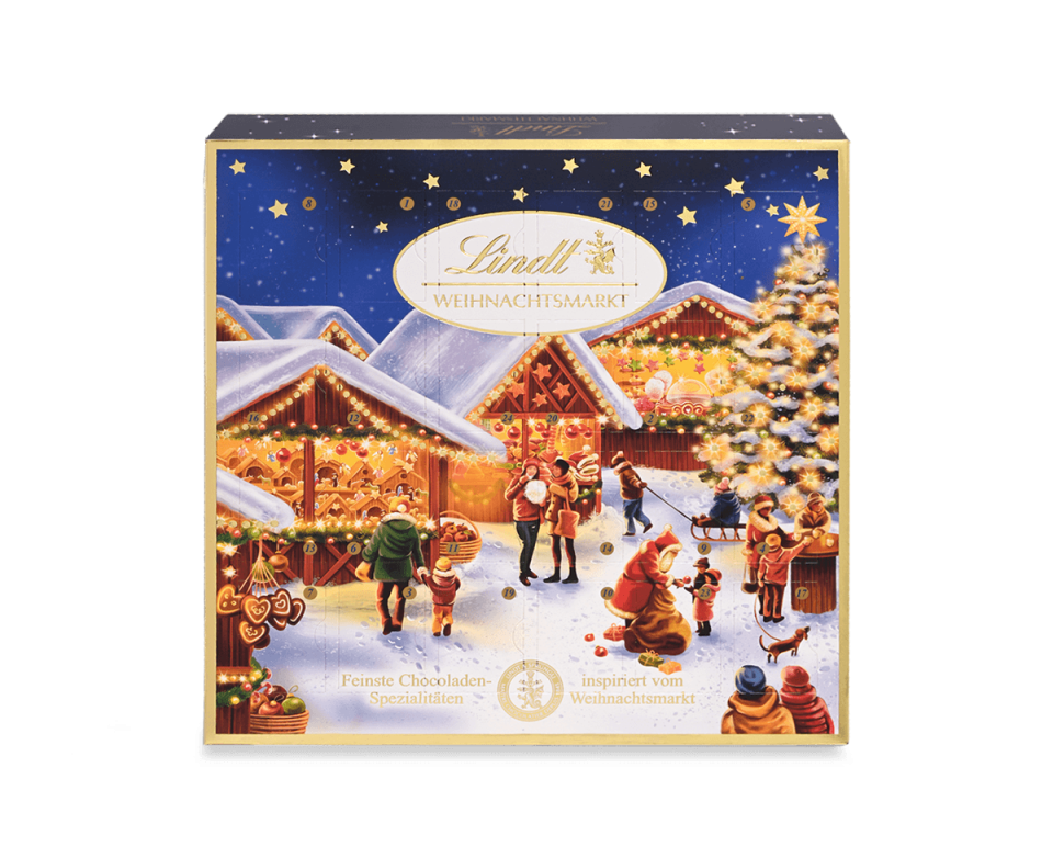 Lindt Mini-Tisch-Adventskalender 2026 „Weihnachtsmarkt“