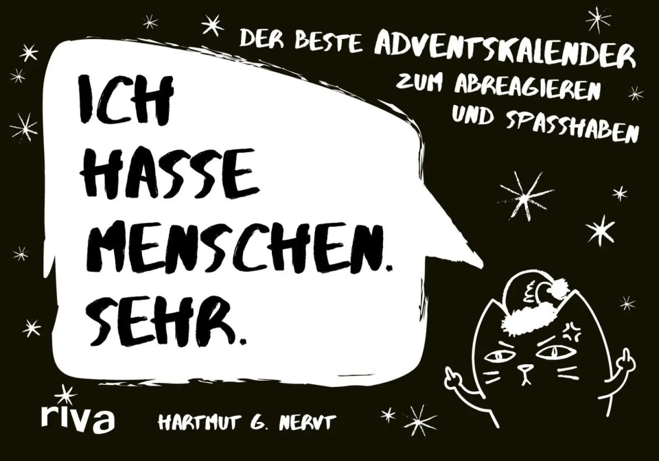 riva Ich hasse Menschen. Sehr. – Der beste Adventskalender zum Abreagieren
