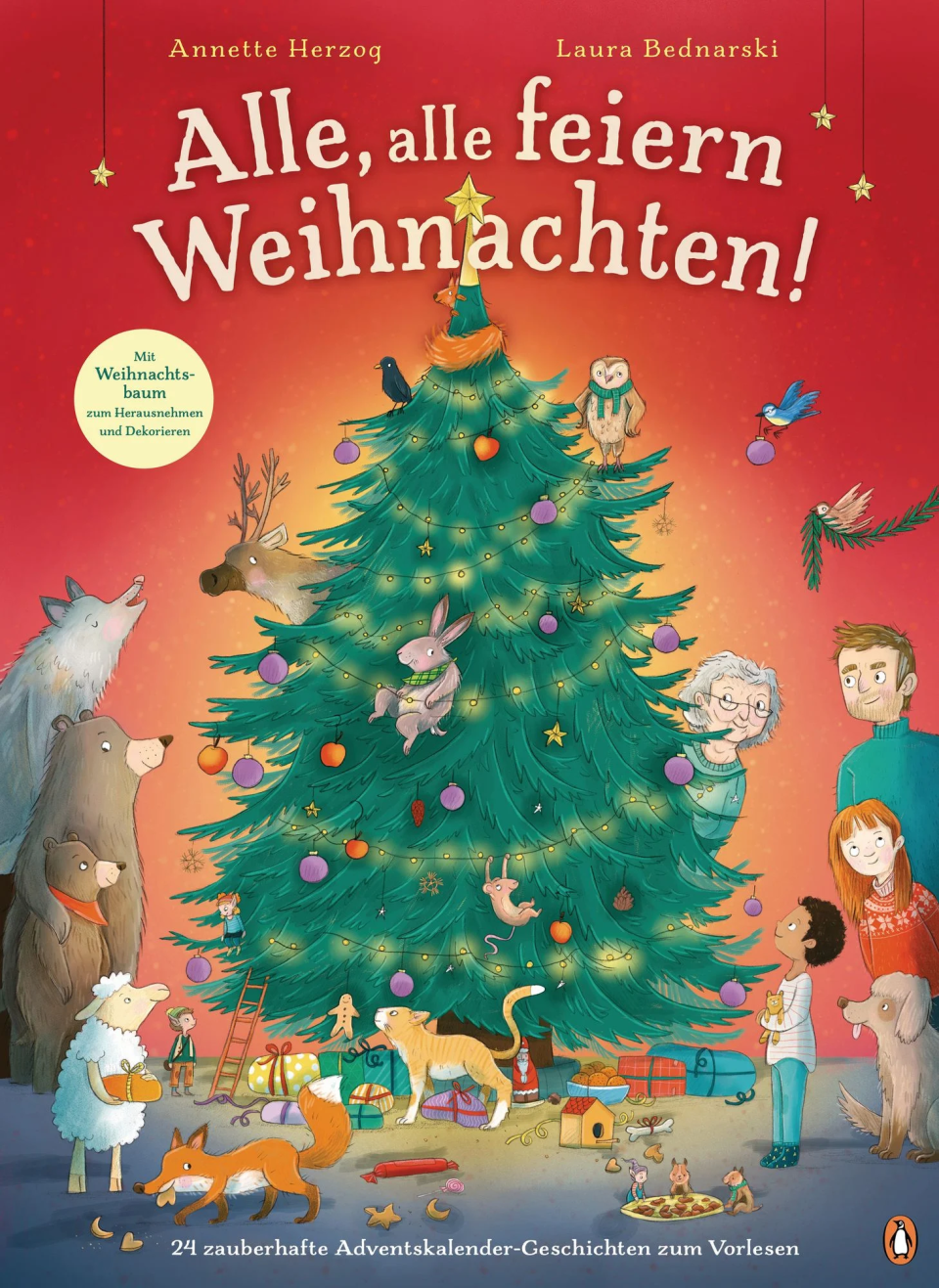 Penguin Junior (Annette Herzog) Alle, alle feiern Weihnachten! – 24 Adventskalender-Geschichten