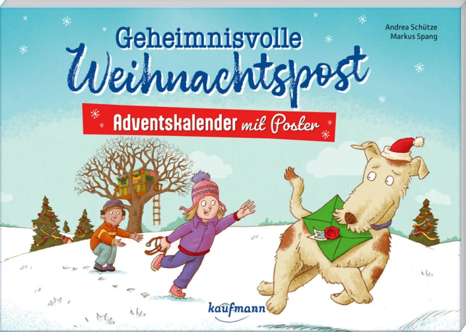 Kaufmann Verlag Geheimnisvolle Weihnachtspost – Adventskalender mit Poster