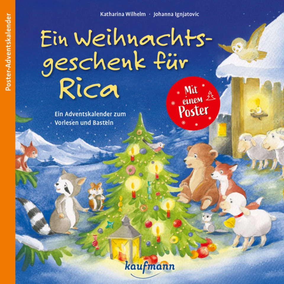 Kaufmann Verlag Ein Weihnachtsgeschenk für Rica – Poster-Adventskalender
