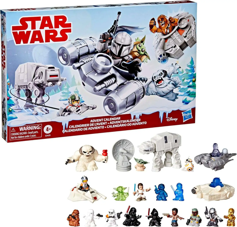 Hasbro Star Wars Adventskalender mit Mini-Figuren und Fahrzeugen