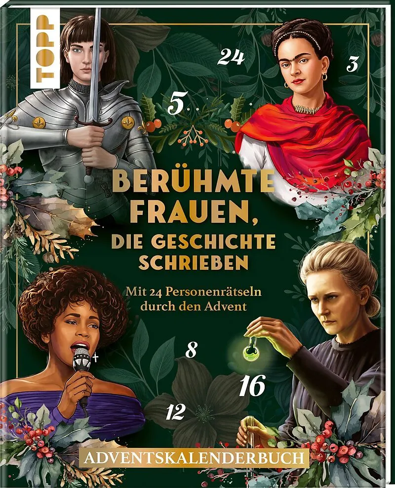 TOPP (frechverlag) Berühmte Frauen, die Geschichte schrieben – Adventskalenderbuch 2026