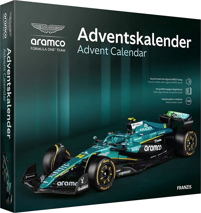 Franzis Aston Martin Aramco Formula 1 Team Adventskalender 2026