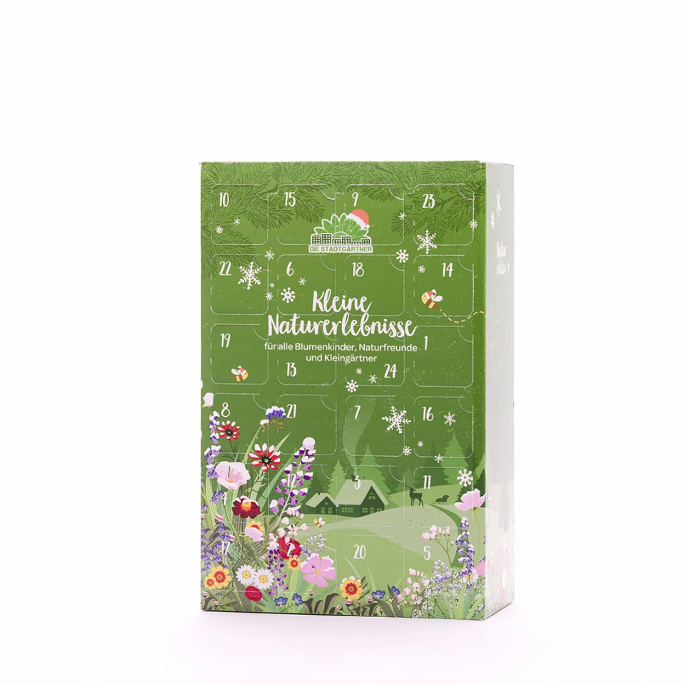 Die Stadtgärtner Adventskalender „Naturerlebnis“ mit Saatgut