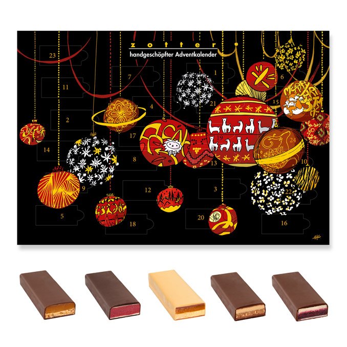Zotter handgeschöpfter Adventskalender