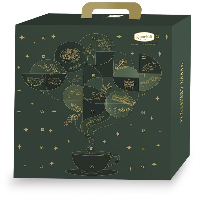Ronnefeldt Tee-Adventskalender mit 24 losen Tees