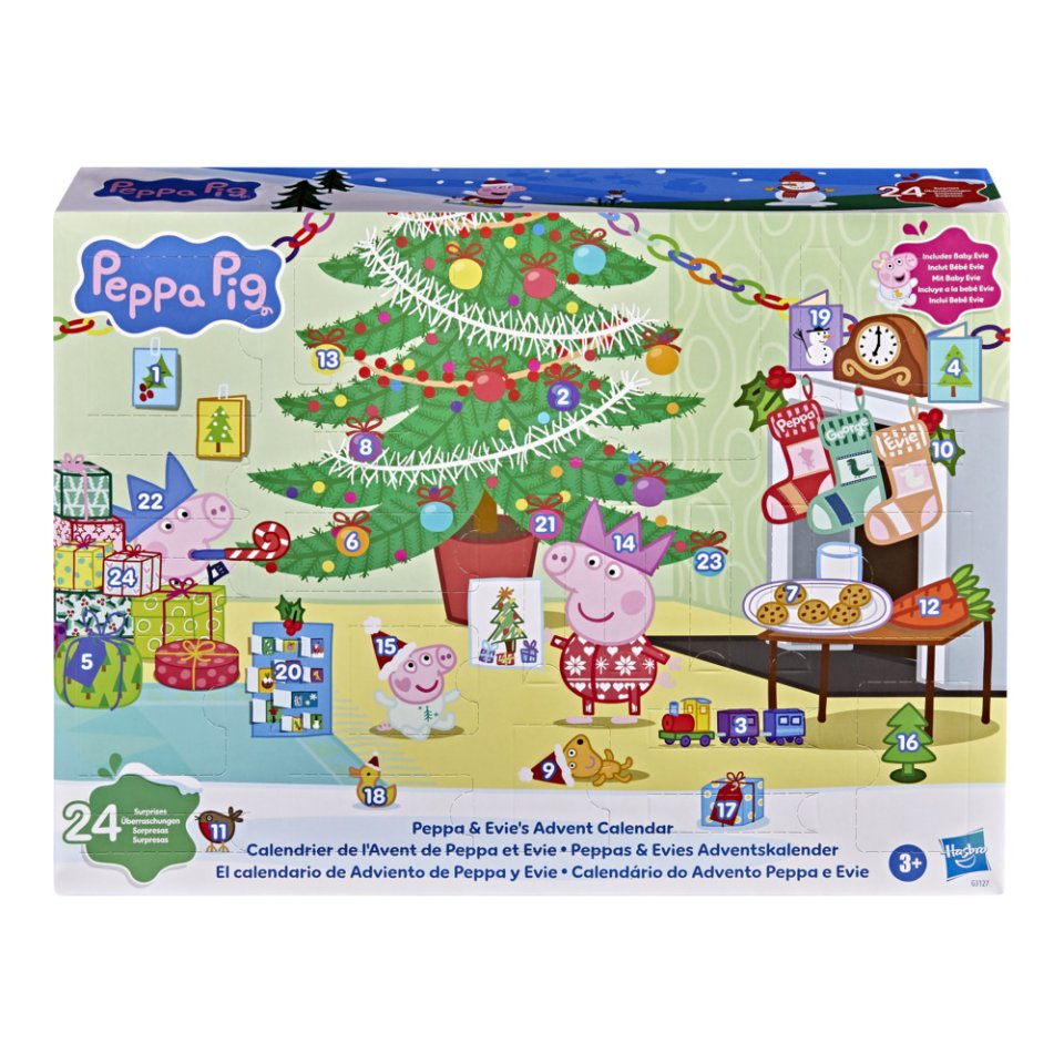 Peppa Pig Peppa Wutz Adventskalender mit Peppa und Evie