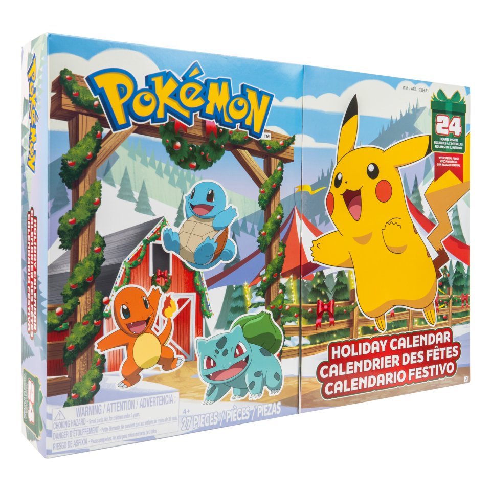 Jazwares Pokémon Battle-Figuren Adventskalender PKW3623