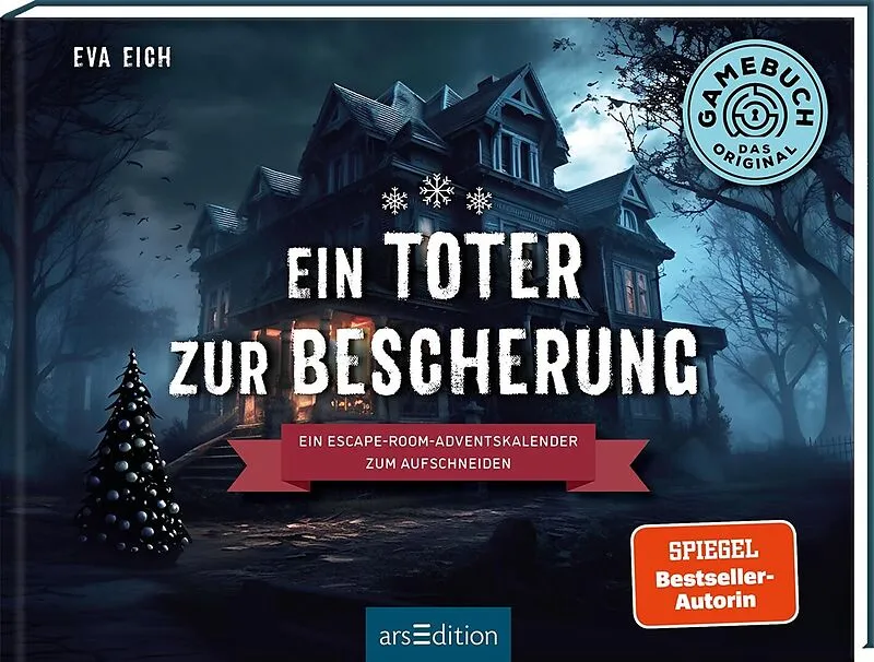 arsEdition Ein Toter zur Bescherung – Ein Escape-Room-Adventskalender zum Aufschneiden