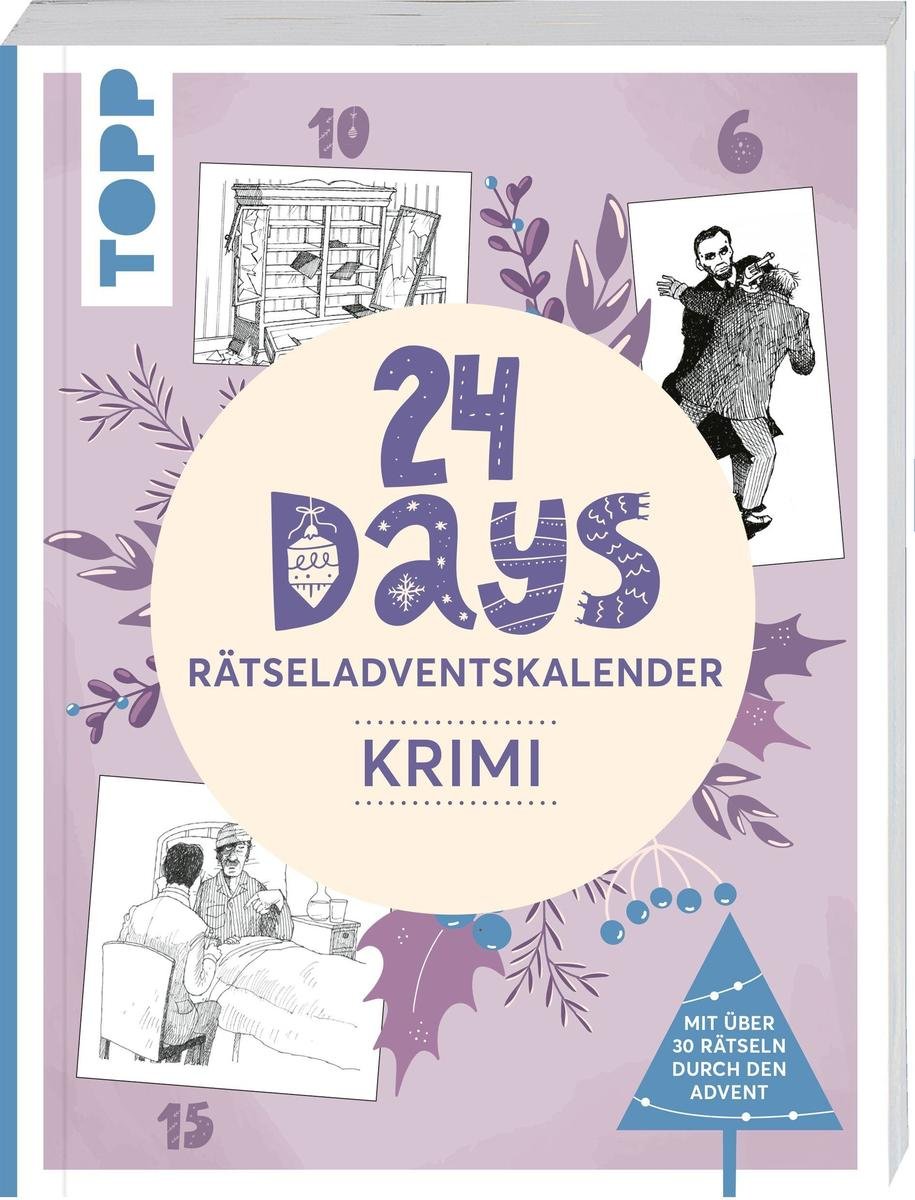 TOPP 24 DAYS RÄTSELADVENTSKALENDER – Krimi: Über 30 Kriminalfälle