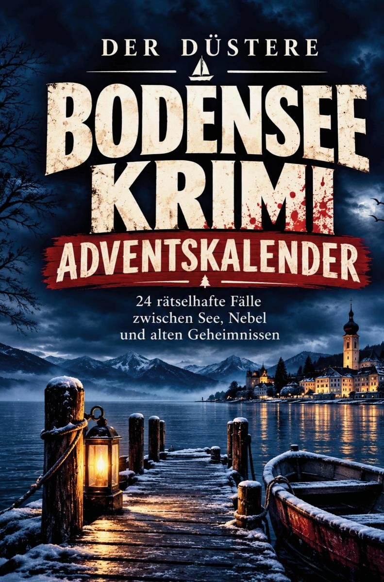 Smith Publishing Der düstere Bodensee-Krimi-Adventskalender – 24 rätselhafte Fälle zwischen Nebel, dunklen Ufern und alten Geheimnissen 2026