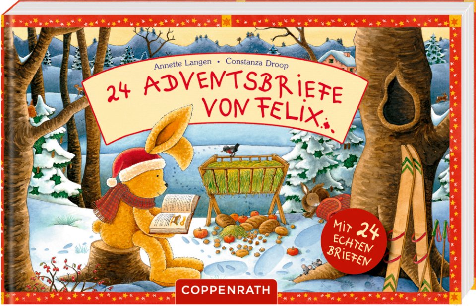 Coppenrath Briefbuch: 24 Adventsbriefe von Felix – mit 24 echten Briefen Adventskalender