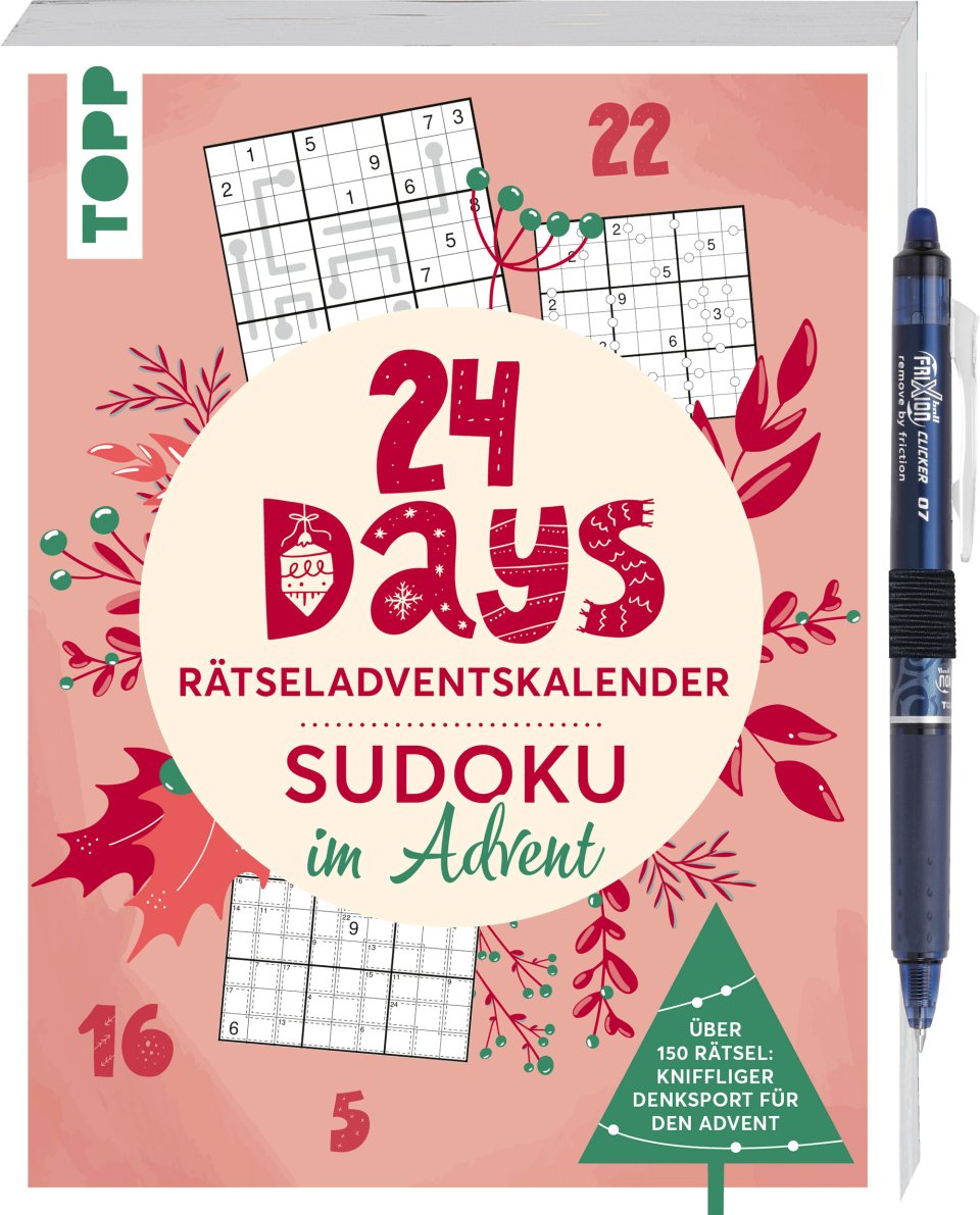 TOPP 24 DAYS Rätseladventskalender – Sudoku im Advent
