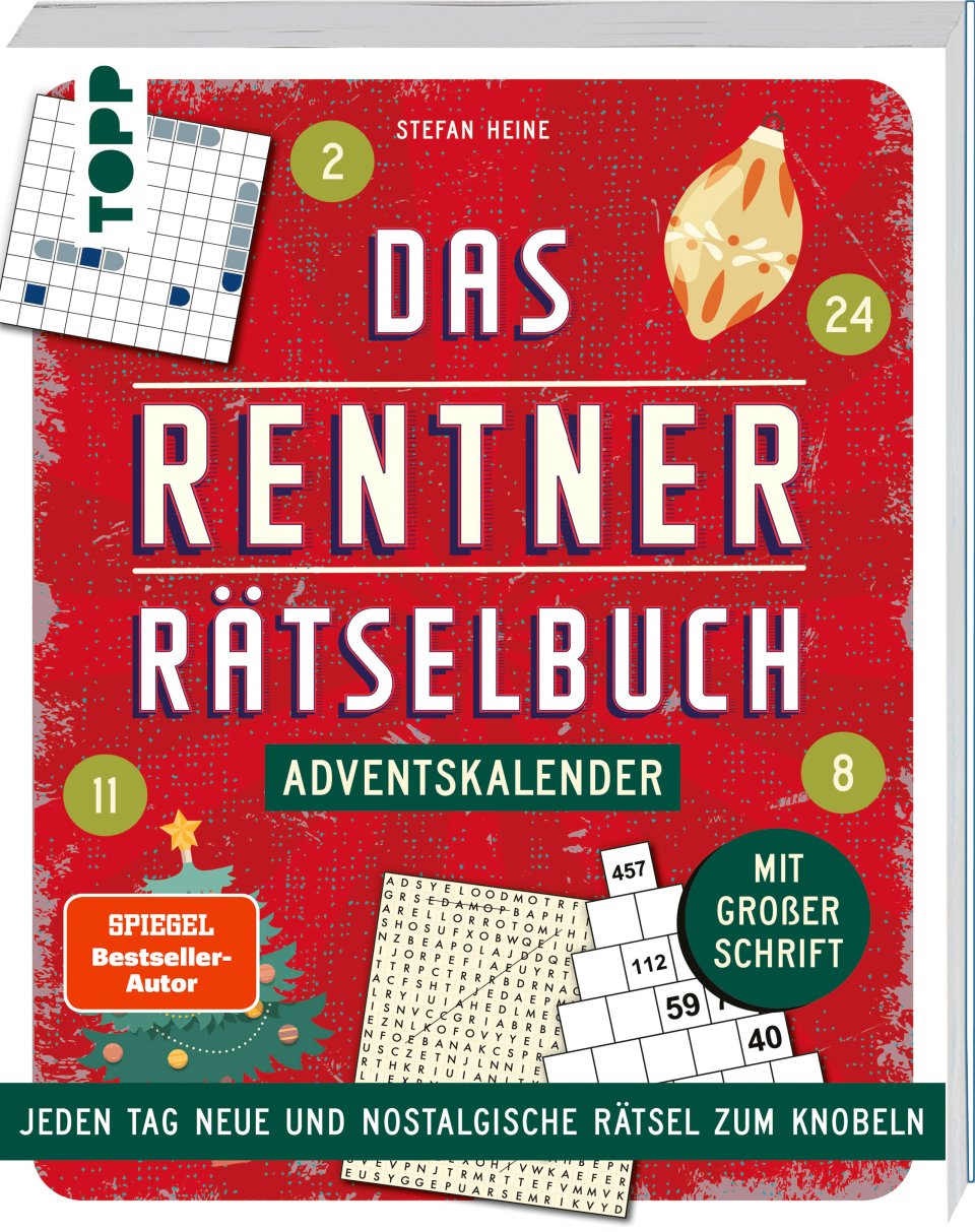 TOPP Das Rentner-Rätselbuch – Adventskalender