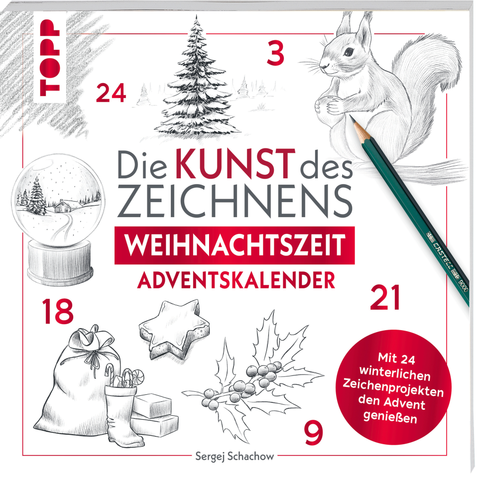 TOPP Kunst des Zeichnens Weihnachtszeit – Adventskalender