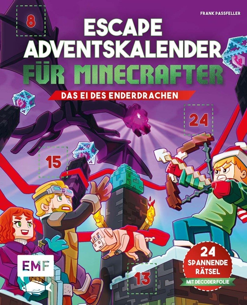 Edition Michael Fischer Escape-Adventskalender für Minecrafter: Das Ei des Enderdrachen