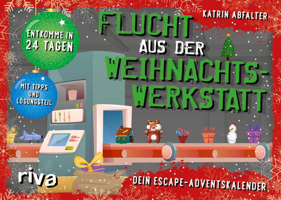 riva Verlag Flucht aus der Weihnachtswerkstatt – Dein Escape-Adventskalender