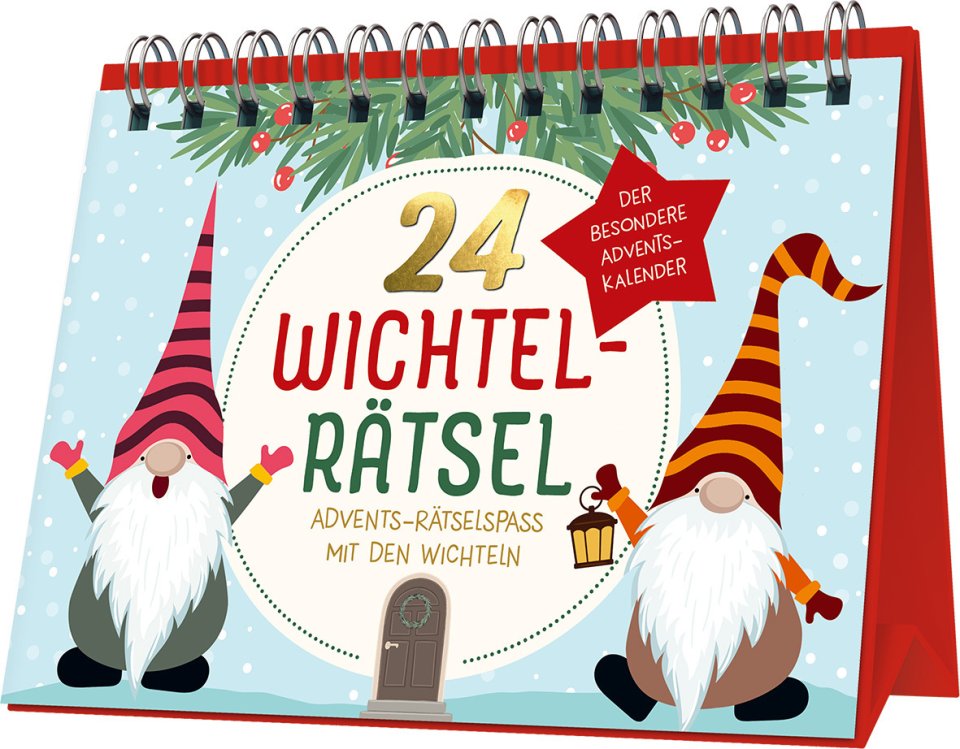 Naumann & Göbel 24 Wichtel-Rätsel – Advents-Rätselspaß mit den Wichteln Adventskalender